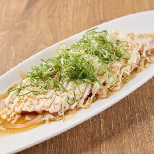 烤鮭魚佐柚子醋蛋黃醬