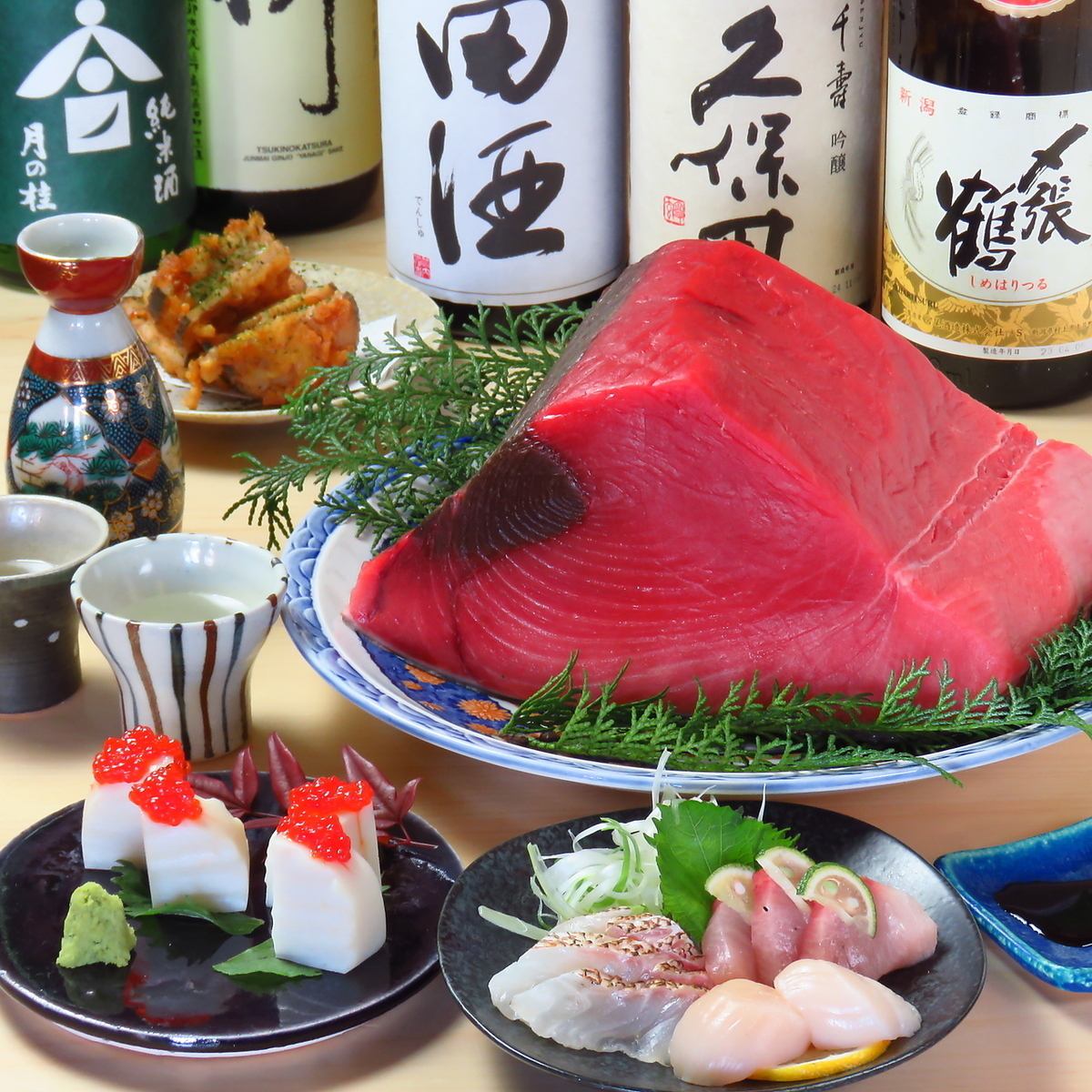 オーナー厳選の新鮮な海の幸を活かしたお料理をお楽しみください