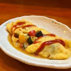 キムチーズオムレツ