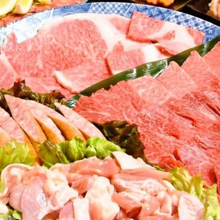 使用以宫崎牛为代表的严选肉类，提供丰富多彩的料理！
