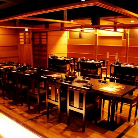 Up to 120 people can be accommodated♪Enjoy a yakiniku banquet in our spacious restaurant!