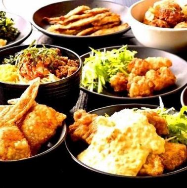 All-you-can-eat includes a full izakaya menu!