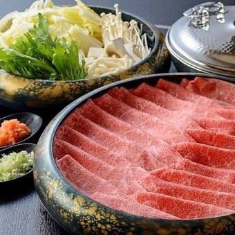 10月起 <火鍋> 黑毛和牛壽喜燒或涮涮鍋無限暢飲 [平日150分鐘 / 週末120分鐘] ※需提前一天預約