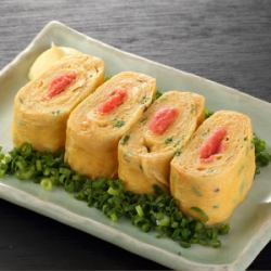 풍부한 파와 명란 계란 구이