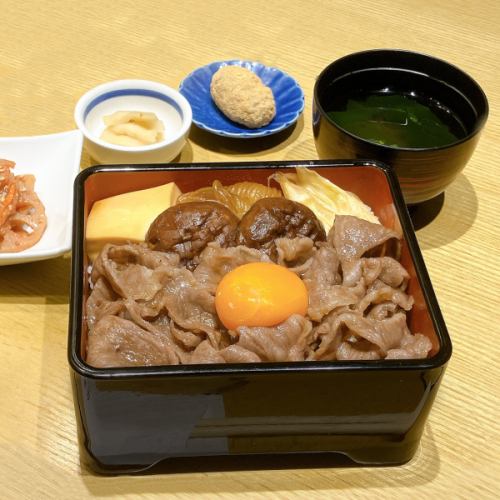 【数量限定】 国産黒毛和牛 すき焼き重