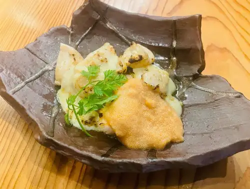 炙りロースの明太チーズ