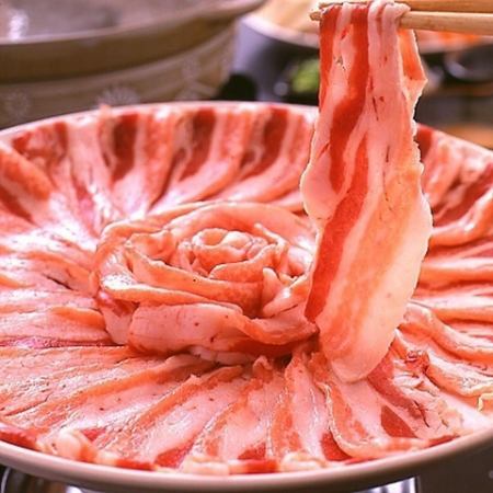 Black pork shabu-shabu