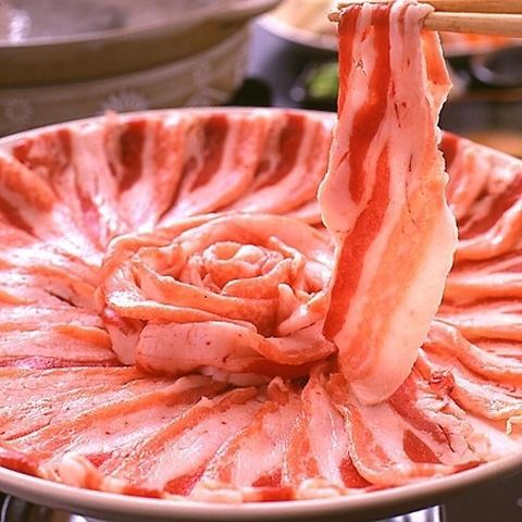 Black pork shabu-shabu