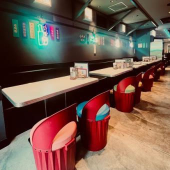 韓国の屋台をイメージ!!ネオン煌めく店内はインスタ映え抜群2名様~最大20名様ご案内可能