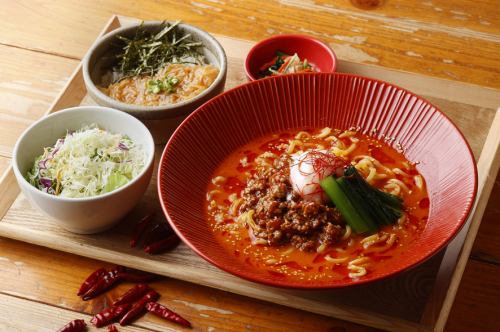 [Cold] Chilled Dandan noodles & choice of mini bowl