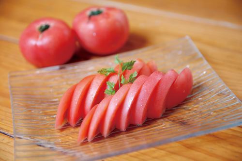 Ripe chilled tomatoes