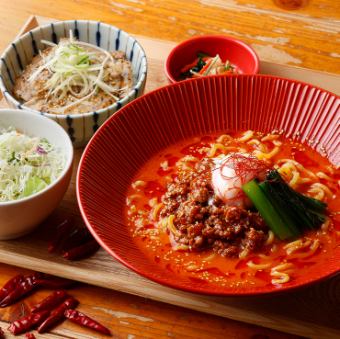 冷やし担々麺 & 選べるミニ丼