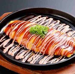 新鮮出爐的天竺平燒佐明太子蛋黃醬