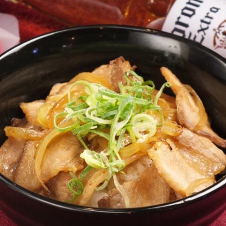 ねぎ塩からあげ丼