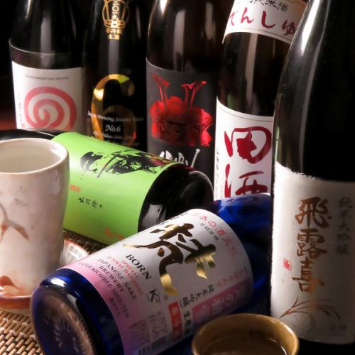 レアな日本酒が豊富！