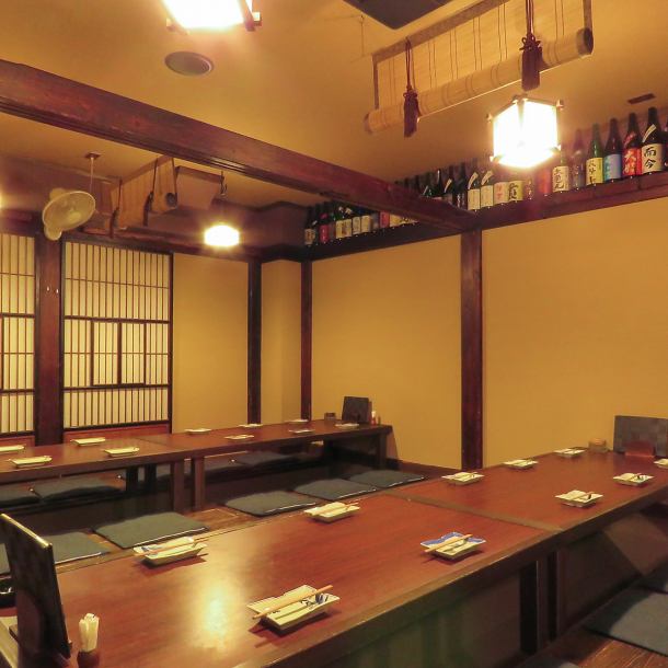 [Hogged kotatsu seats for up to 30 people] The horigotatsu tatami room in the back can be reserved for groups of 30 or more! Perfect for company parties and gatherings with friends.