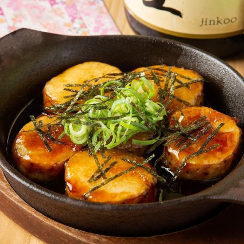 Yam steak with Kyushu soy sauce