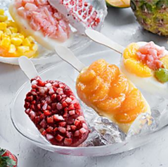 Premium ice bar (strawberry, mango, mandarin orange, white peach, strawberry milk, snow white)