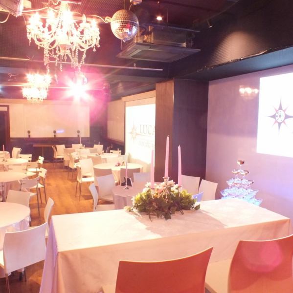 [3F / Charter] Kyoto's largest 200-inch screen, full-fledged DJ booth, smoke machine, acoustics, projector, lighting, microphone, etc. If you want to party, please use LUCA ★ (Three dense and safety measures are supported.)
