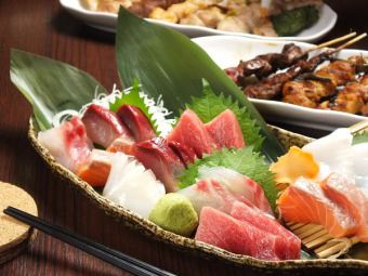 [3F/Private] Japanese Matsu Course 4070 yen with 9 dishes, all-you-can-drink for 2 hours included