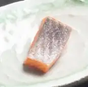 Salmon rice porridge