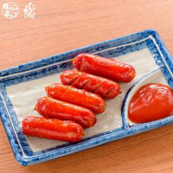 懐かしの赤ウインナー