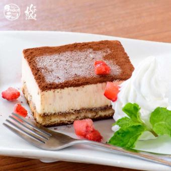 Tiramisu made with mascarpone cheese from Hokkaido