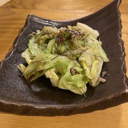 Ondo dried baby sardines with anchovies and cabbage