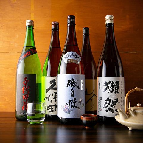 日本酒好きにはたまらない!!こだわりの逸品をご用意しております