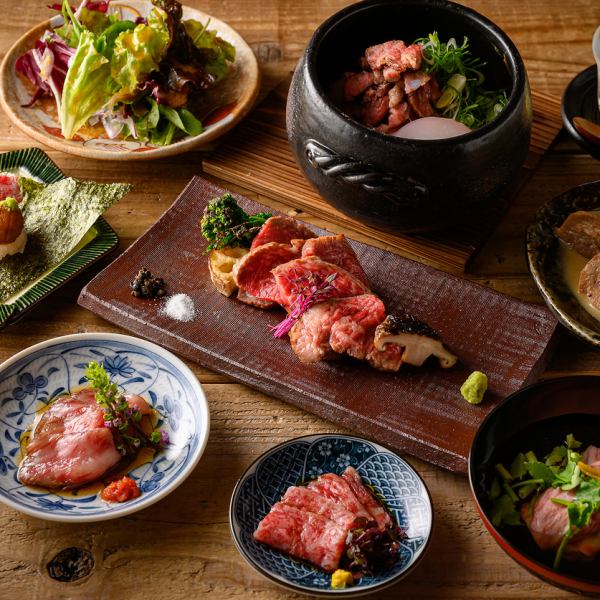 An adult meat-cooking restaurant where you can enjoy "pure raw beef sashimi" and "primitive charcoal-grilled" with a focus on the immersive counter seats! It is also recommended for dining with couples and friends!