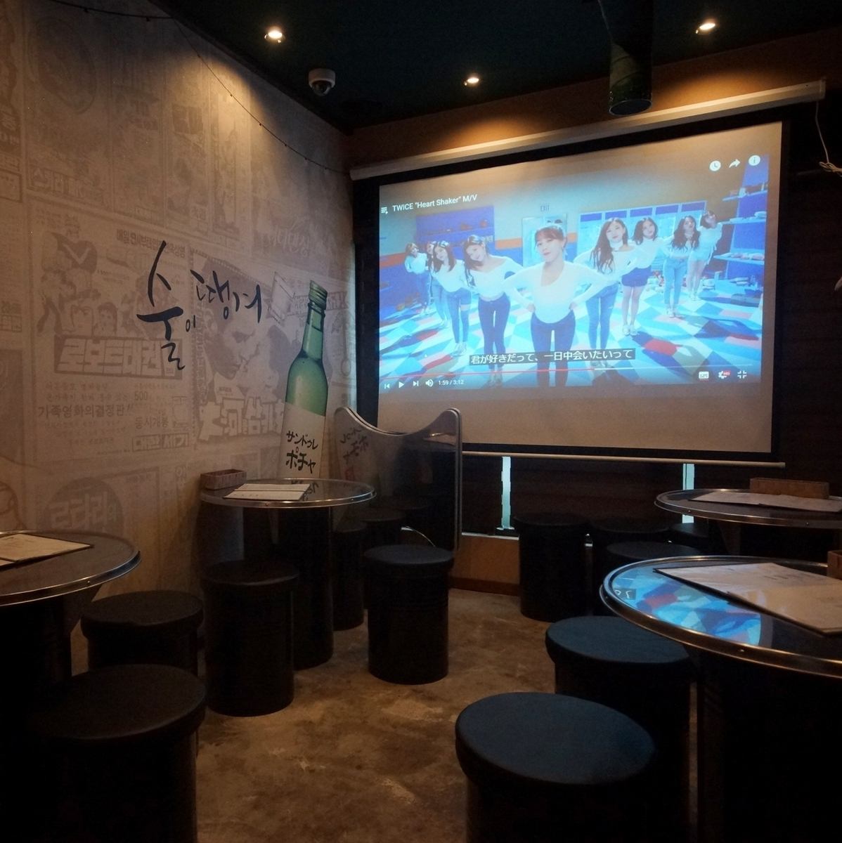 Private room can accommodate up to 15 people from 8 persons OK ◎ Projector Equipment