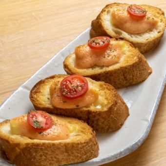 명란과 치즈 양동이