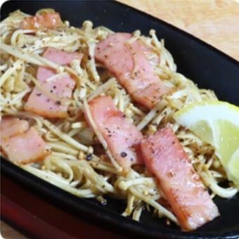 에노키 베이컨 버터