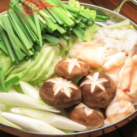 Enjoy our proud motsu nabe! [Kyushu course] 2 hours all-you-can-drink included, 8 dishes, 4,500 yen → 4,000 yen with coupon