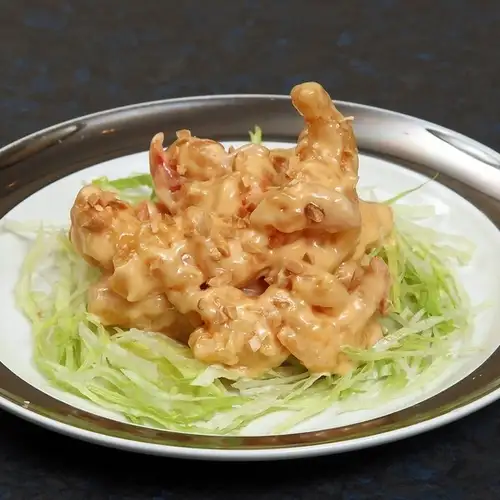 Large Shrimp with Homemade Mayonnaise Sauce
