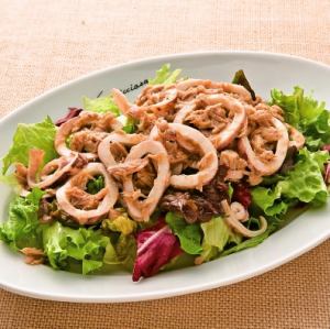 squid and tuna salad