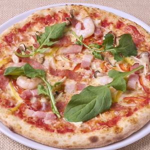 “カプリチョーザ”気まぐれ具沢山トッピング