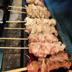 〈鶏〉特製つくね/とり皮ネギポン酢
