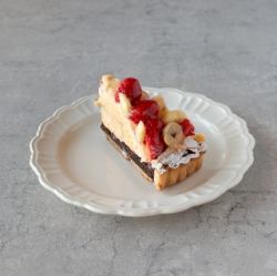 いちごとバナナのタルト
