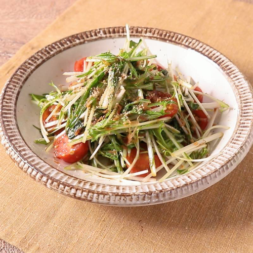 Seasonal Japanese salad