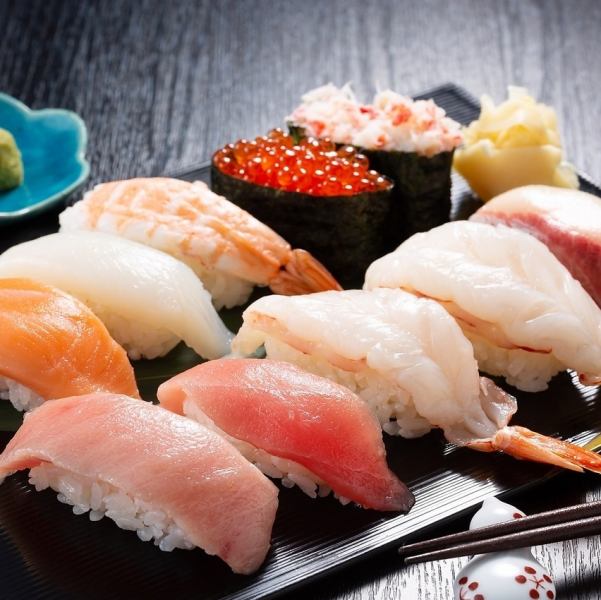 職人仕込みの本格寿司が食べ放題
