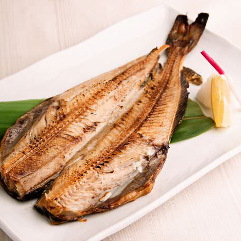 Grilled Atka mackerel