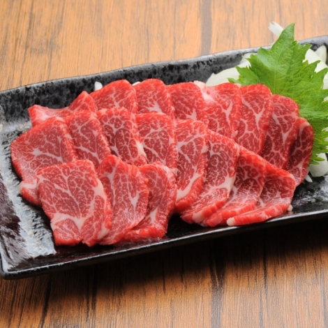 Horse meat from Kumamoto Prefecture