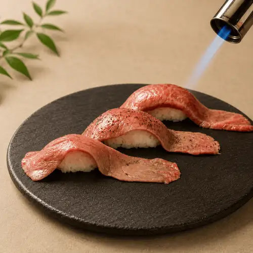 こだわり肉寿司が食べ放題