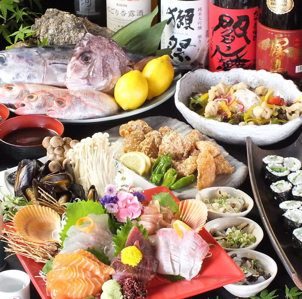 각선 산노미야역에서 도보 3분.차분한 일본식 공간에서 정말 맛있는 물고기를