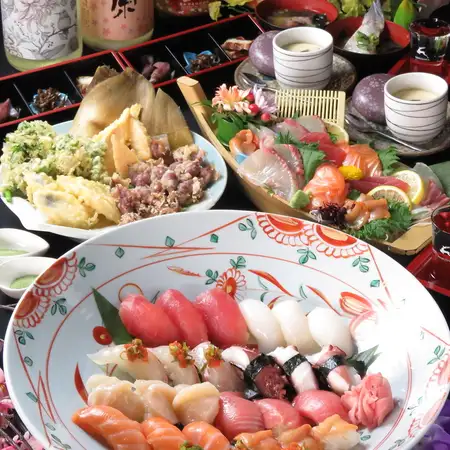 【にぎりすし&天ぷら食べ放題】神戸コース月～土ディナー限定 4400円