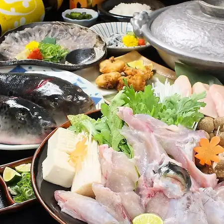 11月15日から！超オススメ！【満腹とらふぐコース】6420円+1580円で飲み放題付き可　