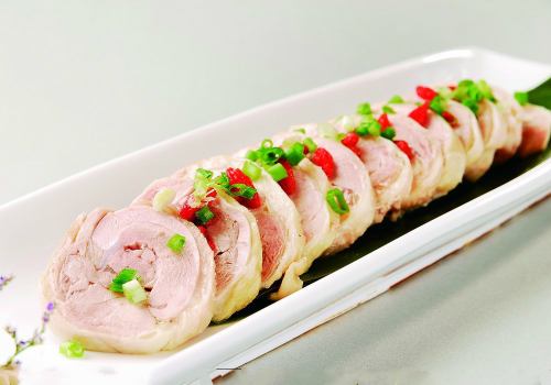 国産鶏肉の紹興酒付け