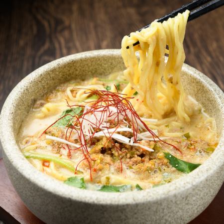 Japanese-style dandan noodles from a butcher