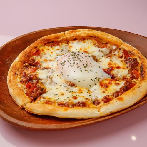 キーマカレーピザ